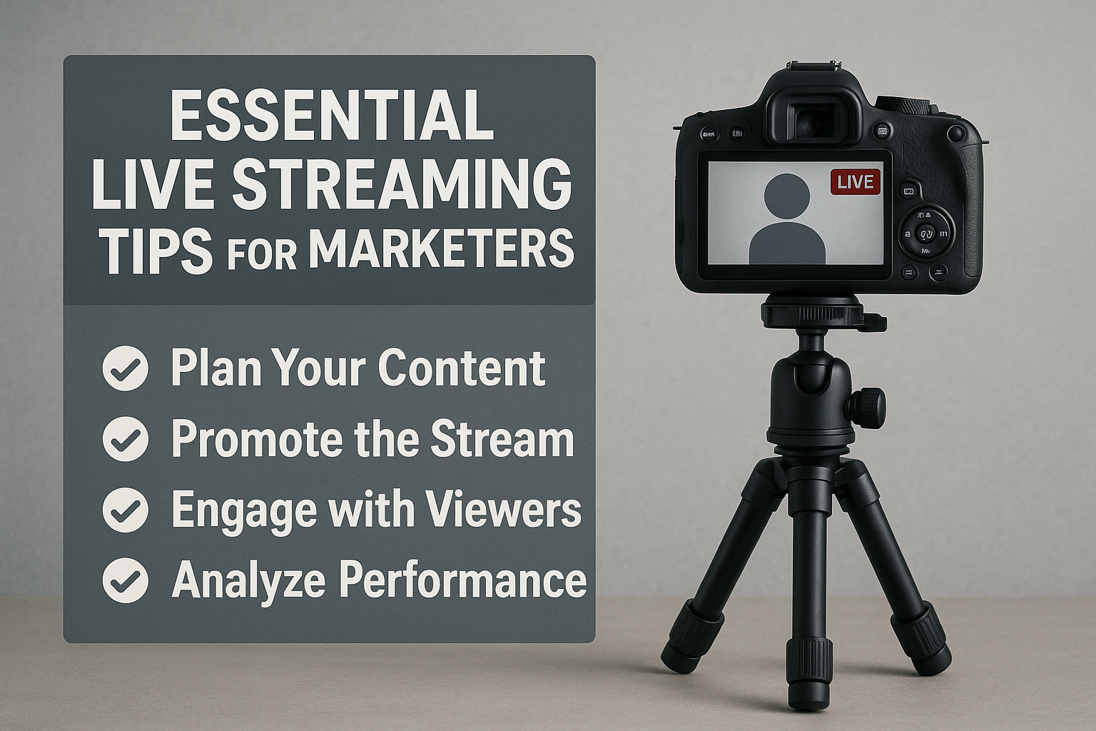 Essential Live Streaming Tips for Marketers